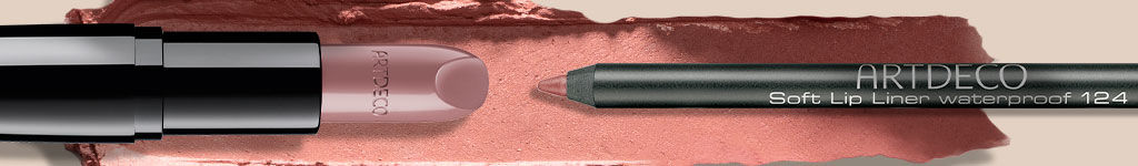 Zum Perfect Color Lipstick wird der passende Sof Lip Liner Waterproof gezeigt