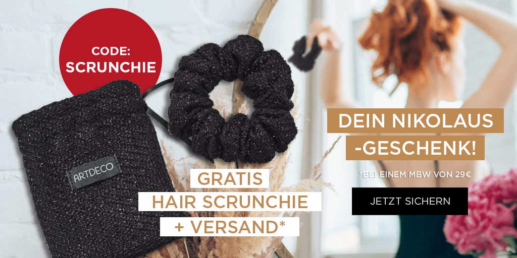 Gratis Hair Scrunchie ab einem Einkaufswert von 29€ | ARTDECO