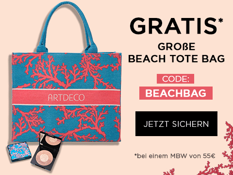 Gratis Beach Bag ab 55€ | ARTDECO