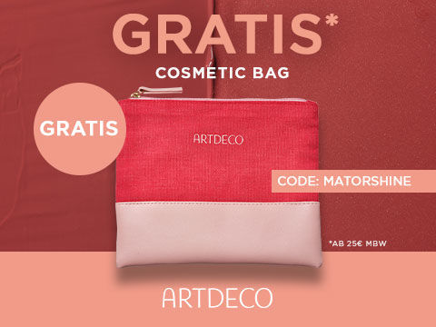 Gratis Cosmetic Bag ab 25€ MBW